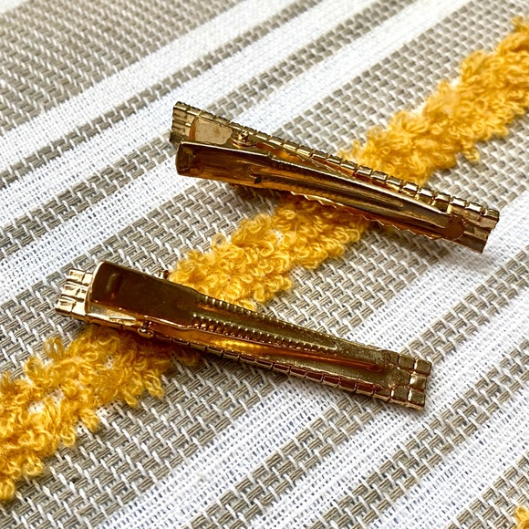 Blue Rhinestone Crystal Hair Clips - Picture 6 of 8